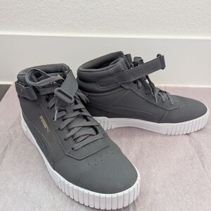 Puma Men's Charcoal High-Top Sneakers